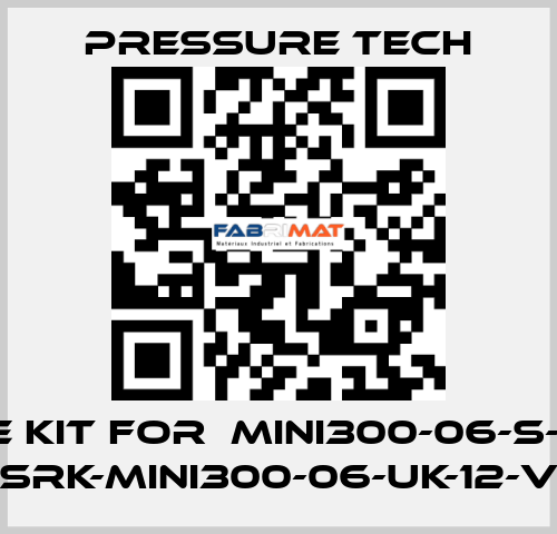 Spare kit for  MINI300-06-S-35-K-N (SRK-MINI300-06-UK-12-V) Pressure Tech