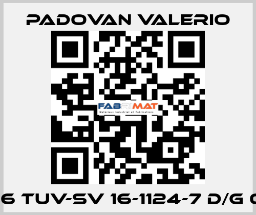 0036 TUV-SV 16-1124-7 D/G 0.82 PADOVAN VALERIO