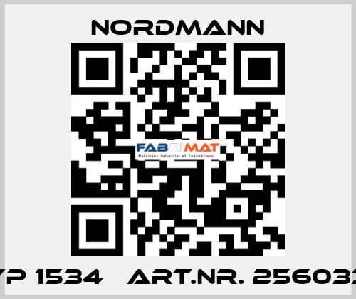 Typ 1534   Art.nr. 2560339 Nordmann