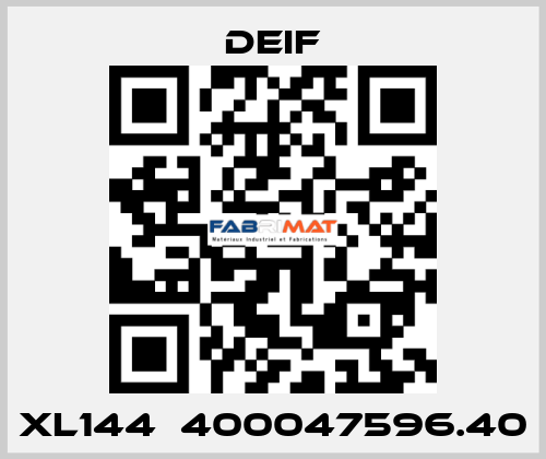 XL144  400047596.40 Deif