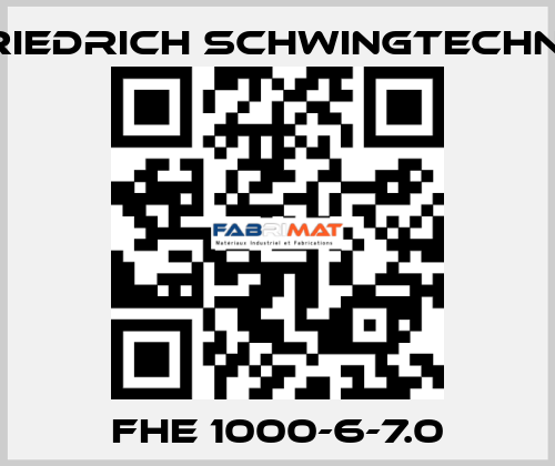FHE 1000-6-7.0 Friedrich Schwingtechnik