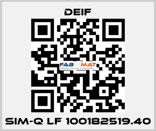 SIM-Q LF 100182519.40 Deif