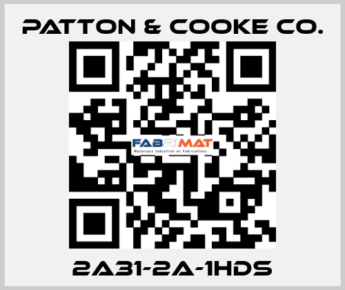 2A31-2A-1HDS Patton & Cooke Co.