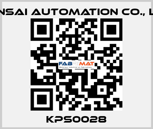 KPS0028 KANSAI Automation Co., Ltd.