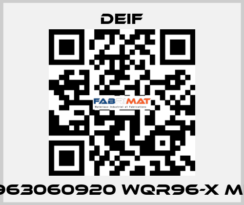 2963060920 WQR96-X MKII Deif