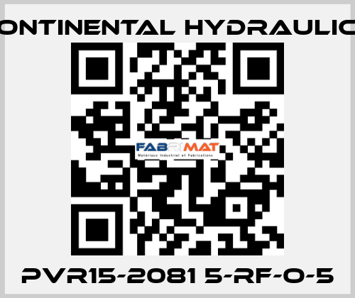 PVR15-2081 5-RF-O-5 Continental Hydraulics