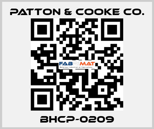 BHCP-0209 Patton & Cooke Co.