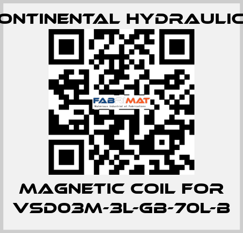 magnetic coil for VSD03M-3L-GB-70L-B Continental Hydraulics