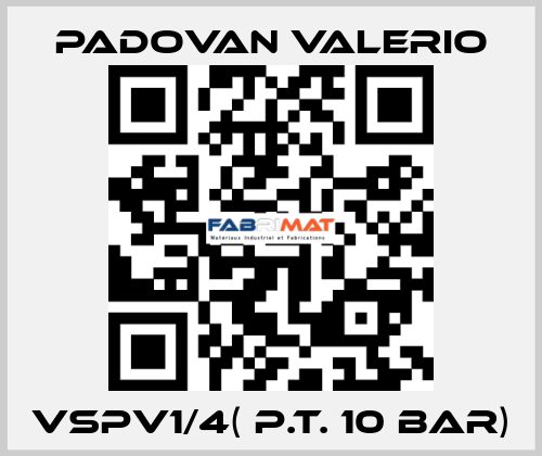 VSPV1/4( p.t. 10 bar) PADOVAN VALERIO