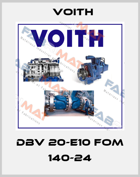DBV 20-E10 FOM 140-24 Voith