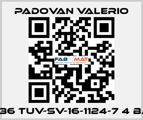 0036 TUV-SV-16-1124-7 4 bar PADOVAN VALERIO