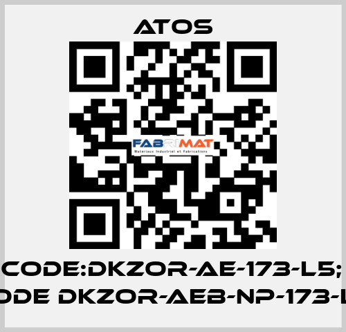 old code:DKZOR-AE-173-L5; new code DKZOR-AEB-NP-173-L5 Atos