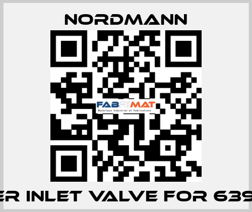water inlet valve for 6391560 Nordmann