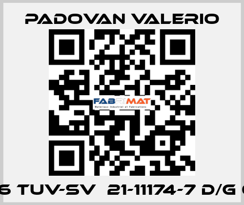 0036 TUV-SV  21-11174-7 D/G 0,82 PADOVAN VALERIO