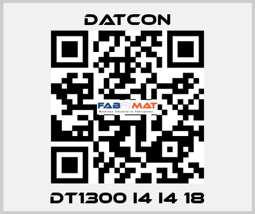 DT1300 I4 I4 18 Datcon