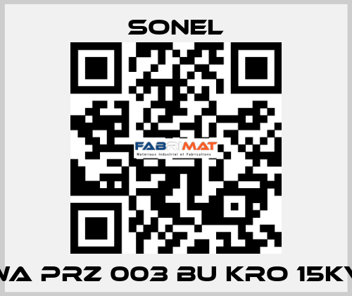 WA PRZ 003 BU KRO 15KV Sonel