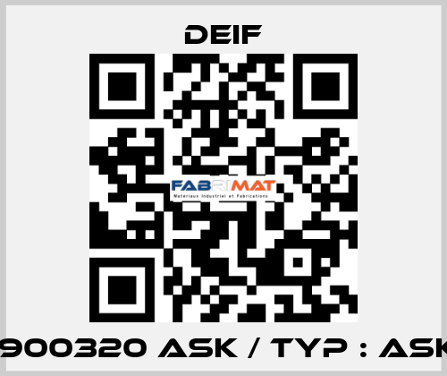 2961900320 ASK / Typ : ASK 21.3 Deif