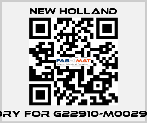 memory for G22910-M0029-L3-A1 New Holland