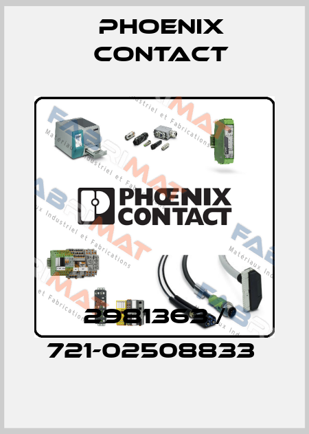 2981363 / 721-02508833  Phoenix Contact