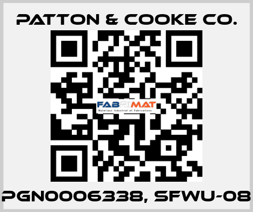 PGN0006338, SFWU-08 Patton & Cooke Co.