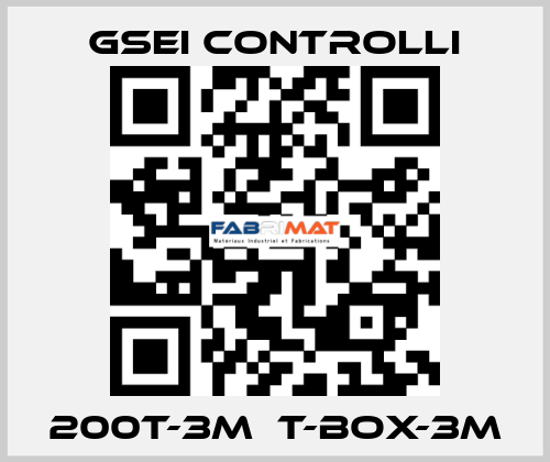 200T-3M  T-BOX-3M GSEI Controlli