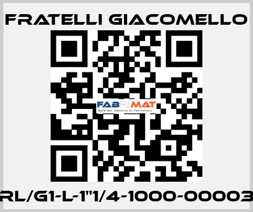 RL/G1-L-1"1/4-1000-00003 Fratelli Giacomello