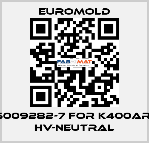 125009282-7 for K400AR-4, HV-NEUTRAL EUROMOLD