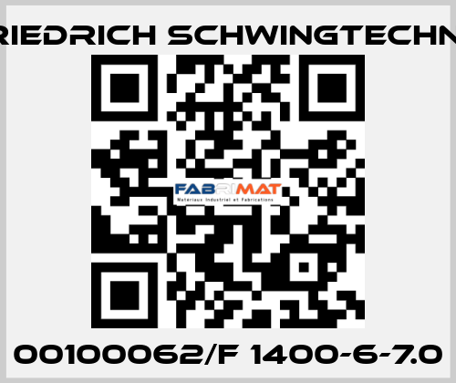 00100062/F 1400-6-7.0 Friedrich Schwingtechnik