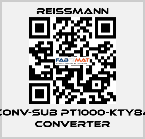 CONV-SUB Pt1000-KTY84 Converter Reissmann