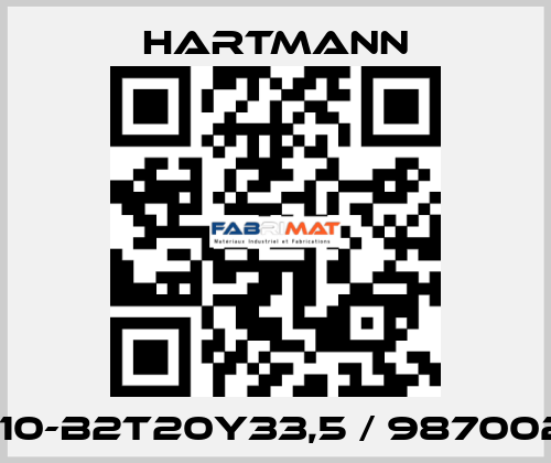 SI2010-B2T20Y33,5 / 9870025.01 Hartmann
