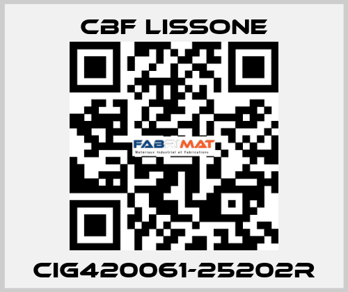 CIG420061-25202R CBF LISSONE
