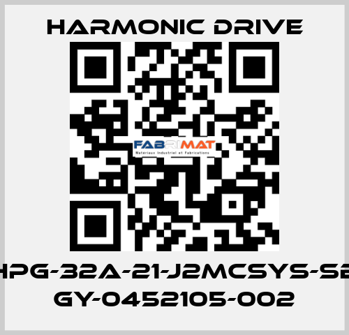 HPG-32A-21-J2MCSYS-SB GY-0452105-002 Harmonic Drive