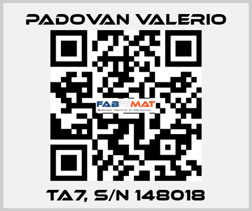 TA7, s/n 148018 PADOVAN VALERIO