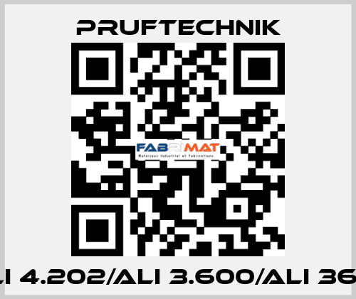 ALI 4.202/ALI 3.600/ALI 3610. Pruftechnik