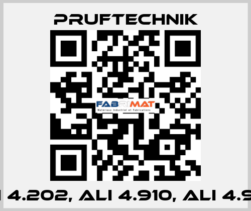 ALI 4.202, ALI 4.910, ALI 4.900 Pruftechnik