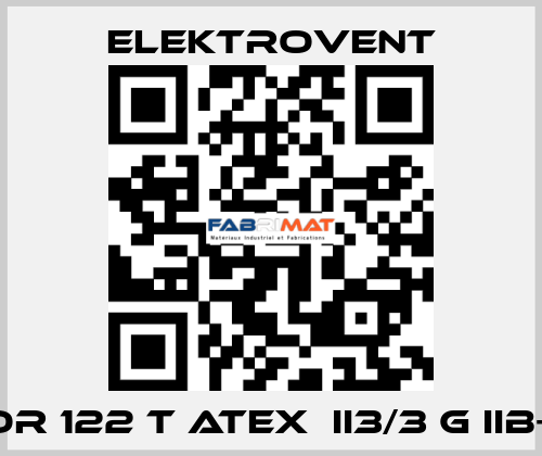 EFOR 122 T ATEX  II3/3 G IIB+H2 ELEKTROVENT
