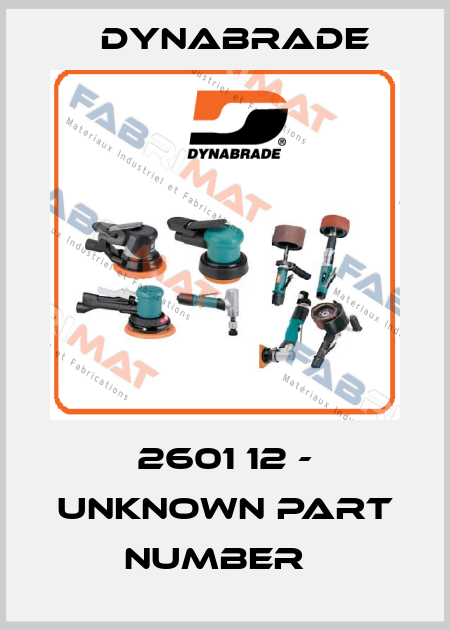 2601 12 - unknown part number   Dynabrade