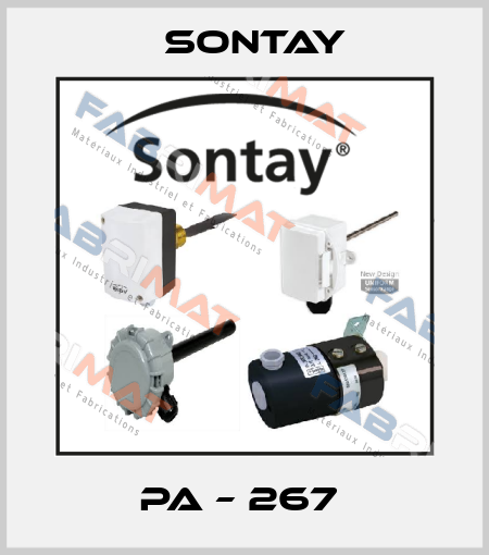  PA – 267  Sontay
