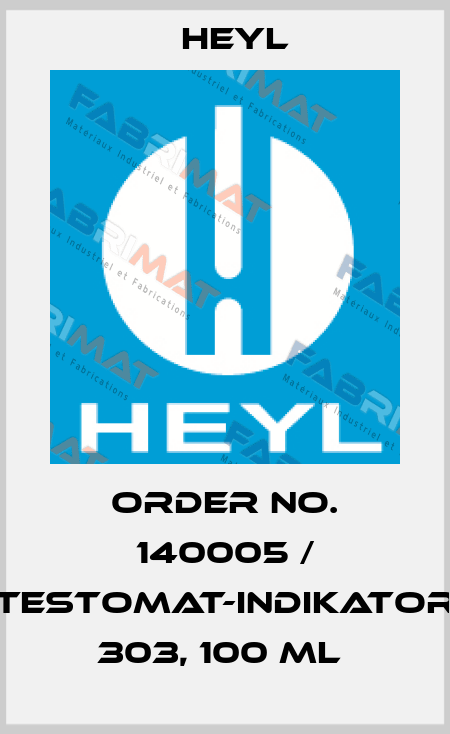 Order No. 140005 / Testomat-Indikator 303, 100 ml  Heyl