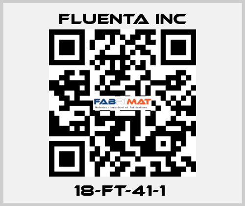 18-FT-41-1  Fluenta Inc
