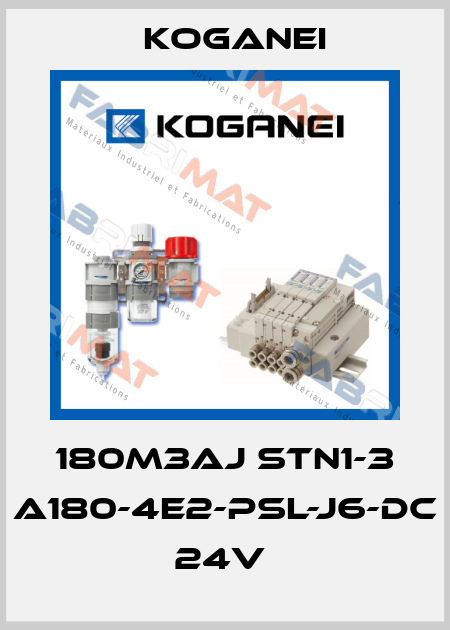 180M3AJ STN1-3 A180-4E2-PSL-J6-DC 24V  Koganei
