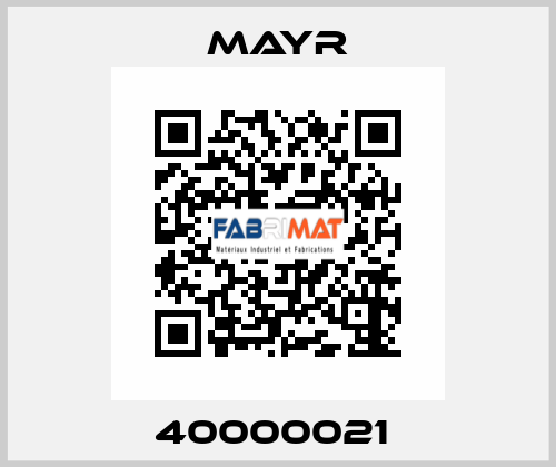 40000021  Mayr