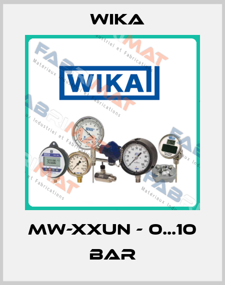 MW-XXUN - 0...10 bar Wika