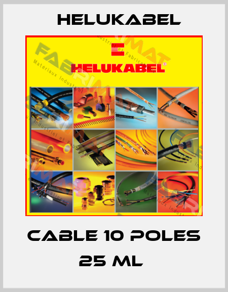 Cable 10 poles 25 ml  Helukabel