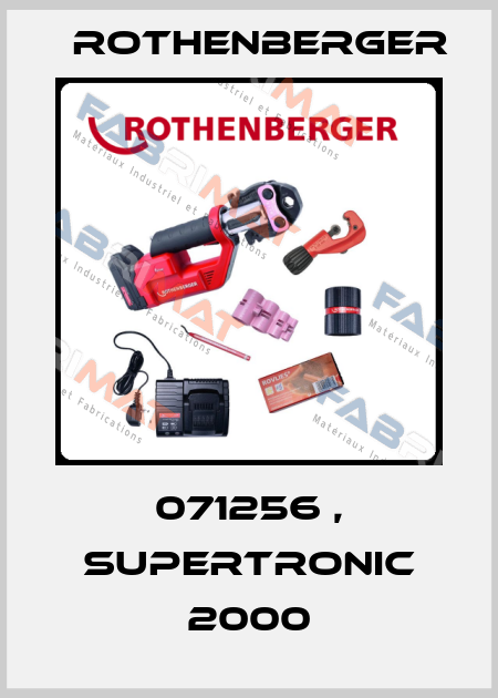071256 , SUPERTRONIC 2000 Rothenberger