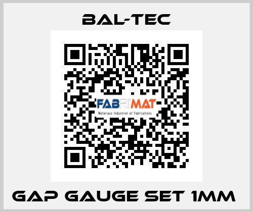 Gap Gauge Set 1MM  Bal-Tec
