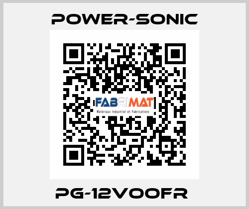 PG-12VOOFR  Power-Sonic