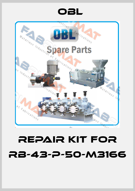 Repair kit for RB-43-P-50-M3166  Obl