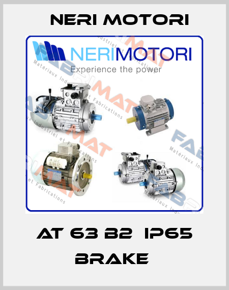 AT 63 B2  IP65 BRAKE  Neri Motori