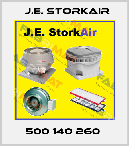 500 140 260  J.E. Storkair